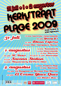 Kerkstraat Plage flyer_2009