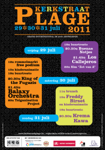 Kerkstraat Plage flyer_2011